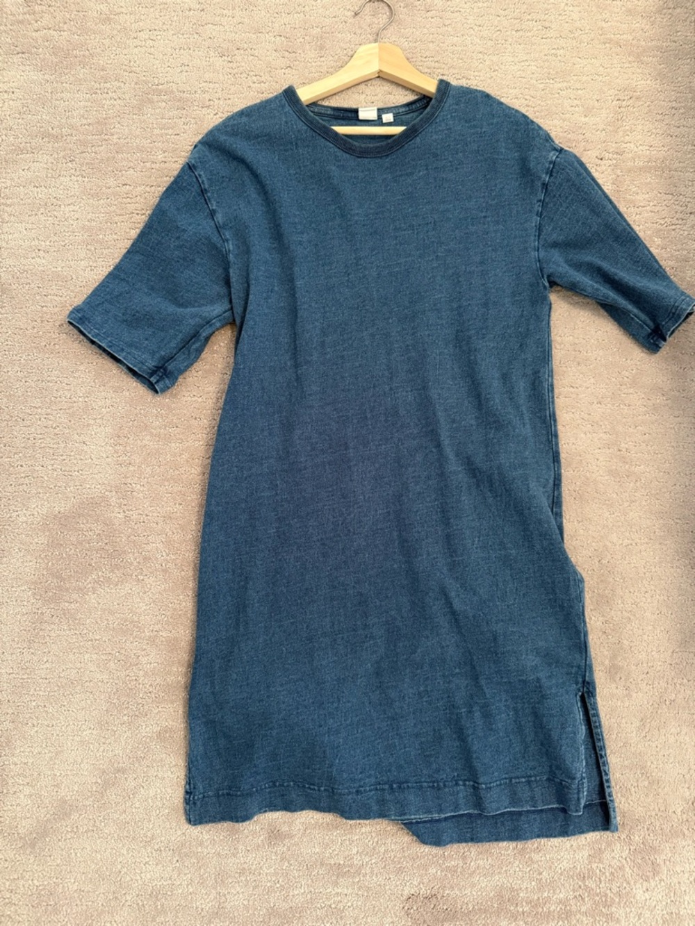 GAP Washed Indigo Short Sleeve T-shirt Dress